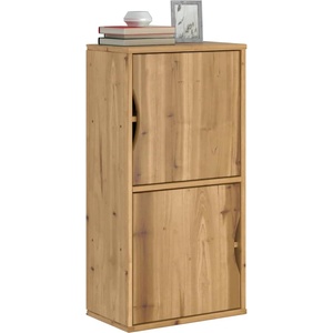 vidaXL Страничен шкаф ODDA 40x24x79 cm масивна дървесина бор (4103591)