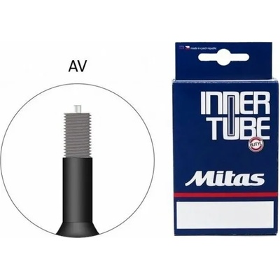 Mitas Tube 26" (559 mm) 1, 75 - 2, 45" Велосипедна тръба Black 40.0 Schrader (5-10340160-111)