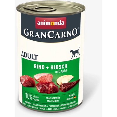 Animonda Gran Carno Adult hovädzie & jeleň & jablko 6 x 400 g
