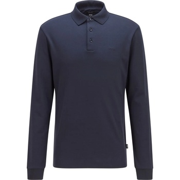 Boss Блуза с яка Boss Men's HBB Pado 30 Long-Sleeve Polo Shirt Iconic Logo Embroidered - Navy 404