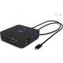 i-Tec USB-C DP Dual HDMI Docking Station, Power Delivery 100W C31TRIPLEVIDEODPPRO