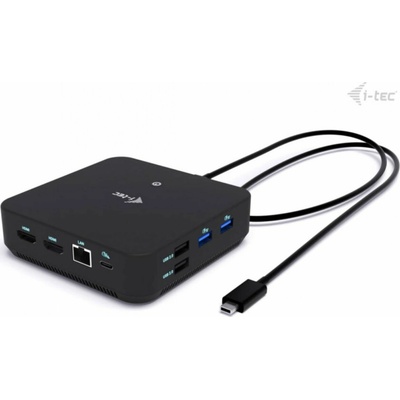 i-Tec USB-C DP Dual HDMI Docking Station, Power Delivery 100W C31TRIPLEVIDEODPPRO