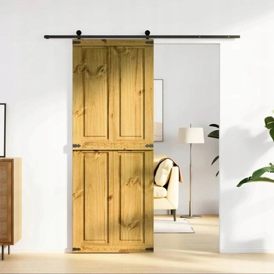 vidaXL Zavěsné posuvné Corona Medová Hnědá 80 x 210 cm