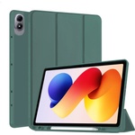 Techsuit Калъф за таблет Xiaomi Redmi Pad 2 Pro - Techsuit Flex Trifold с държач за писалка - Зелен