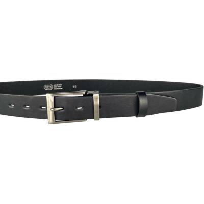 Penny Belts Belts 35-100-3 pánský kožený pásek černý
