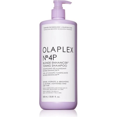 OLAPLEX N°4P Blond Enhancer Toning Shampoo лилав тониращ шампоан неутрализиращ жълтеникавите оттенъци 1000ml