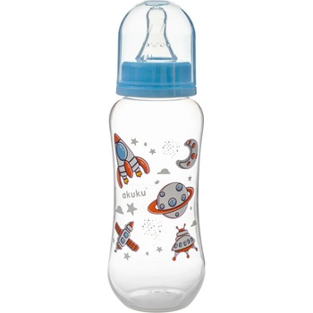 Akuku Fľaša s obrázkom 250 ml Modrá