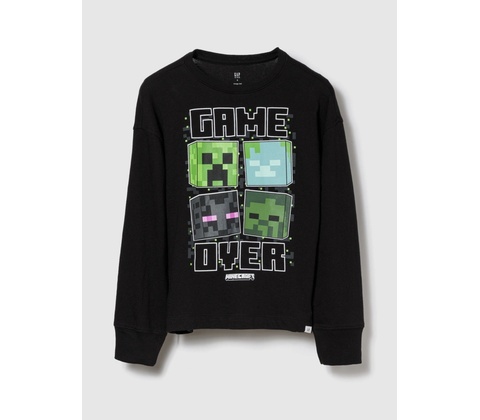 Gap & Minecraft černá