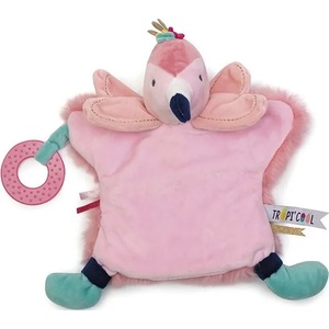 Eurekakids Мека играчка за гушкане Eurekakids - с активности, Фламинго (EU0113391) - ozone