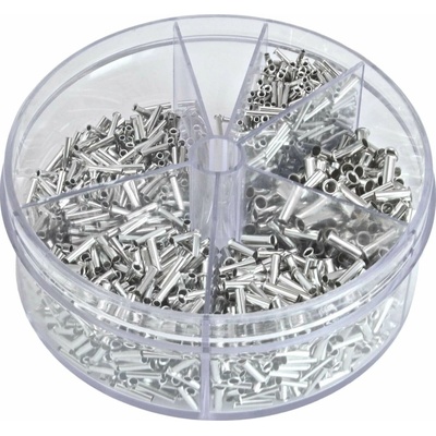 Dutinky lisovací neizolované, 0.55 - 2.5 mm, sada 1900 ks - ASTA