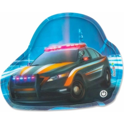 Ozdoba na batoh Ergobag Blinkie Klettie - Police Car