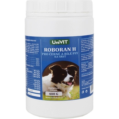 Univit Roboran H pro bílé nebo černé psy 400 g