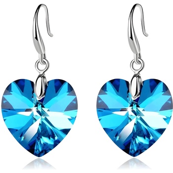 HARAHU Обеците Beautiful Heart - Сини KP29810 (29810)