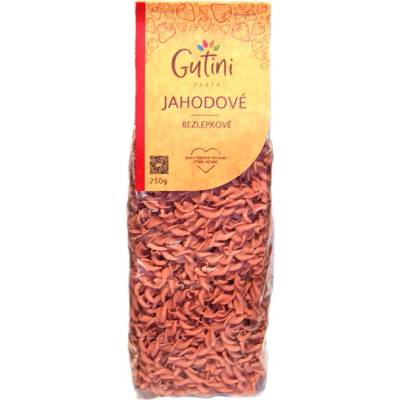 Gutini special s.r.o. Jahodové těstoviny bez lepku a kukuřičné mouky 250 g