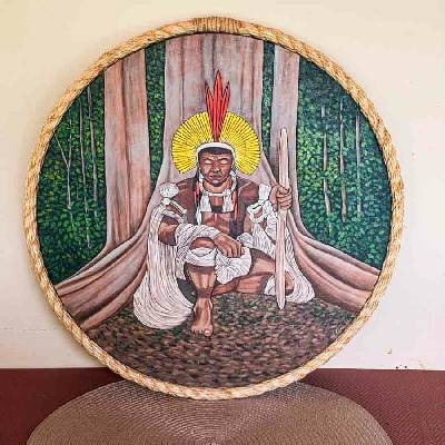 Ručně malovaný obraz Shaman – Hledejceny.cz