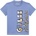 GUESS Синя тениска за мини момче с двуцветен надпис Guess Surf Club