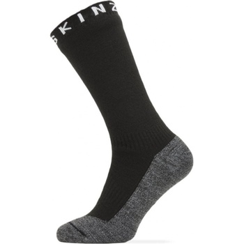 Sealskinz Nepremokavé ponožky WP Warm Weather Soft Touch Mid čierna/sivá