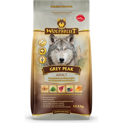 Wolfsblut Grey Peak Goat with sweet potatoes 12,5 kg