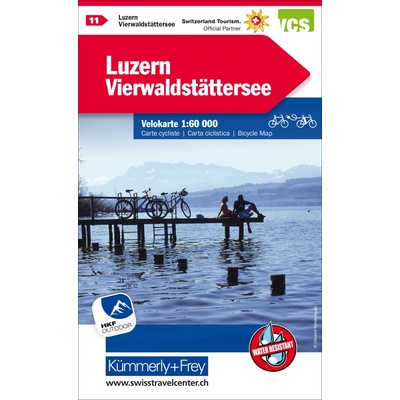 cyklomapa Luzern, Vierwaldstattersee 1:60 t. (č.11) voděodolná
