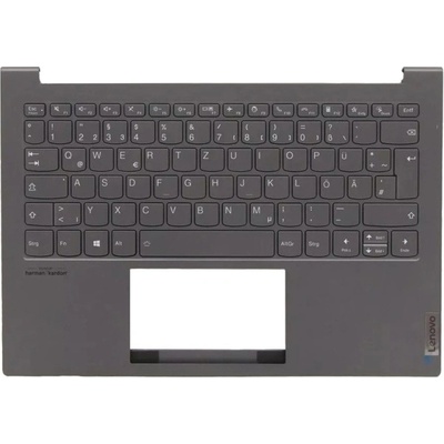 Lenovo ThinkBook 13X ITG - Kryt C (Armrest) + Klávesnica DE (Slate Grey) - 77034096 Genuine Service Pack, Slate Grey