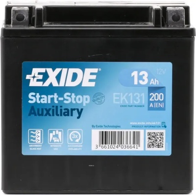 Exide Start-Stop 13Ah 200A left+ (EK131)