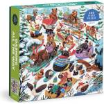 Galison - Puzzle Dashing All the Way - 500 piese