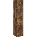 vidaXL Стенно Баня Кабинет Опушен дъб 33 x 34, 5 x 160 см (890517)