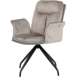 Carmen Трапезен стол marlow - мишо сив bf 2 (3532336_2) - bay