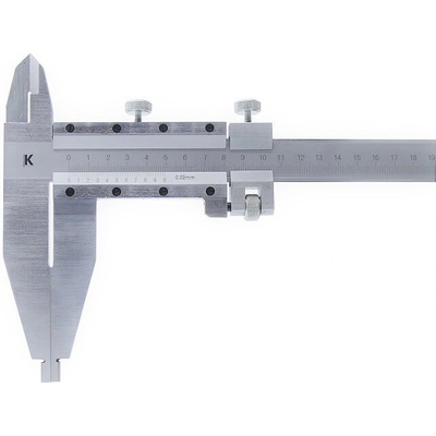 KMITEX Posuvné měřítko oboustranné s jemným stavěním 400mm 0,02mm 150mm KM6021_15
