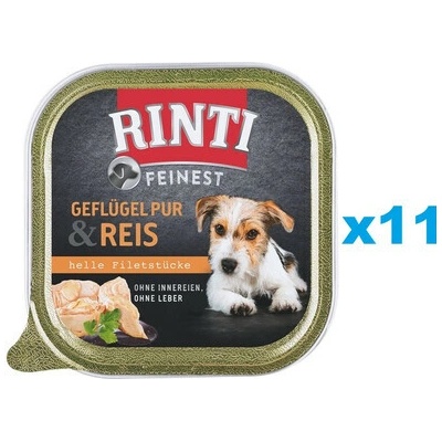 Rinti Feinest Poultry Pure&Rice 11 x 150 g