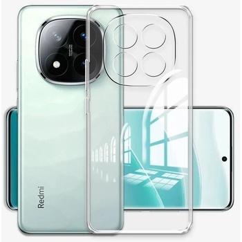 Xiaomi Силиконов кейс Armor Anti Shock за Xiaomi Redmi Note 14 Pro 5G, Защита около камерите, Прозрачен (3704)