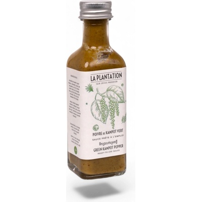 La Plantation Green Kampot pepper sauce originální omáčka z Kampotského pepře z Kambodži 100 ml