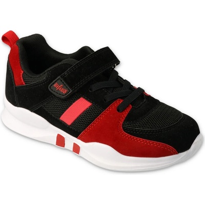 Befado 516Y132 tenisky Sport Stripe černo červené