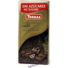 Torras horká čokoláda s kavou 75g