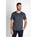 CityZen bavlněné pánské triko proti pocení kulatý výstřih šedé