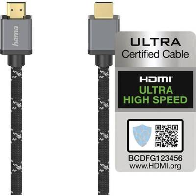 Hama Кабел Hama 205238 HDMI-HDMI 1M, 8K, 48 Gbit/s (205238 HDMI-HDMI 1M, 8K, 48 Gbit/s)