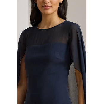 Ralph Lauren Рокля Lauren Ralph Lauren в черно къса със стандартна кройка 253951606 (253951606)