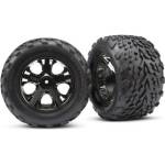 Traxxas колело 2.8", All-Star черно хромиран диск, 19mm, гума Talon (чифт)