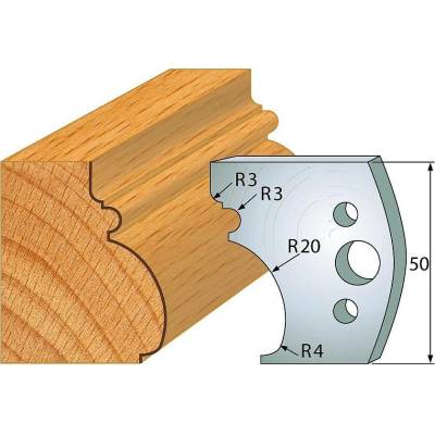 IGM profil 501 - pár nožů 50x4mm SP