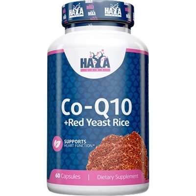 Haya Labs Co-Q10 60 mg & Red Yeast Rice 600 mg [60 Гел капсули]