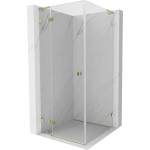 Mexen Lunar L лява душ кабина 90 x 90 см, прозрачна, златиста - 834L-090-090-50-00-L (834L-090-090-50-00-L)