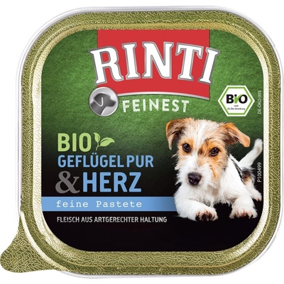 Rinti Feinest Bio Pur Adult Dog drůbeží srdíčka 11 x 150 g