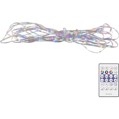Polux LED RGB Vánoční řetěz LED/10W/5V 10 m USB + dálkové ovládání SA2078