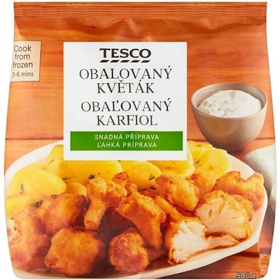 Tesco Obalovaný květák 500 g