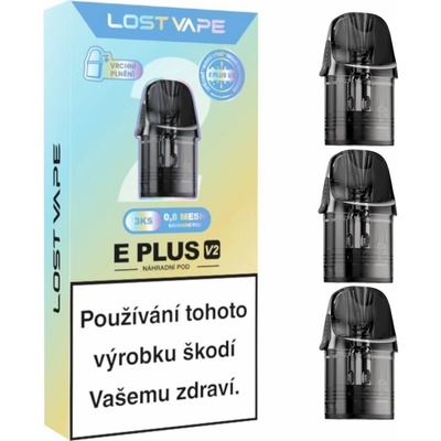 Lost Vape E-Plus Pod V2 2ml cartridge 0,8ohm 3 ks