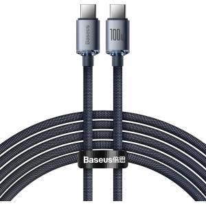 BOROFONE Кабел за данни Baseus USB - C - USB - C 100W - 2m - Черен KP25166