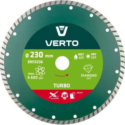 Verto Kotouč diamantový 230 x 22 mm 61H2t9