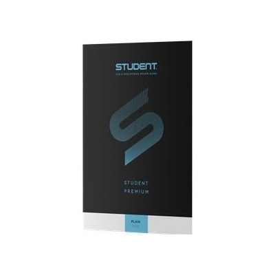 ICO Sešit Student Premium 81 32 černá A4 čistý