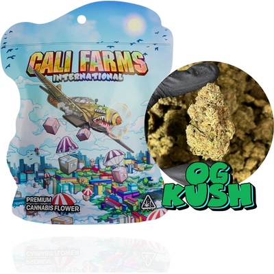 Califarms CBD květy OG KUSH CBD 16,44% THC 0,08% 5 g
