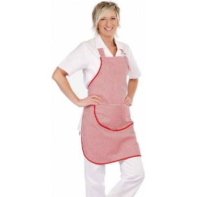 CERVA CERVA VENUS bavlněná zástěra Červená